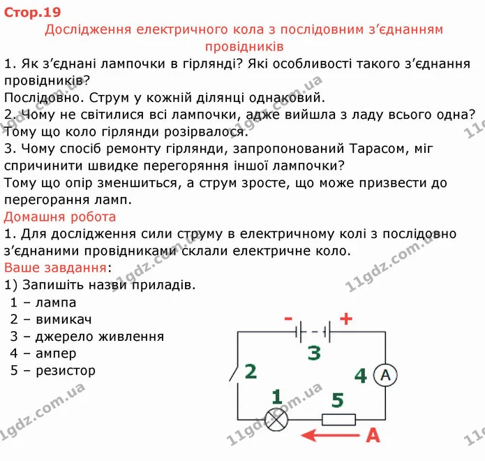 Стор.19 — ГДЗ Зошит лабораторні Фізика 8 клас Божинова