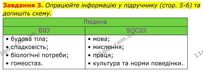 Стор. 4 — 3 — ГДЗ Робочий зошит біологія 8 клас Мирна — ГДЗ Робочий зошит біологія 8 клас Мирна
