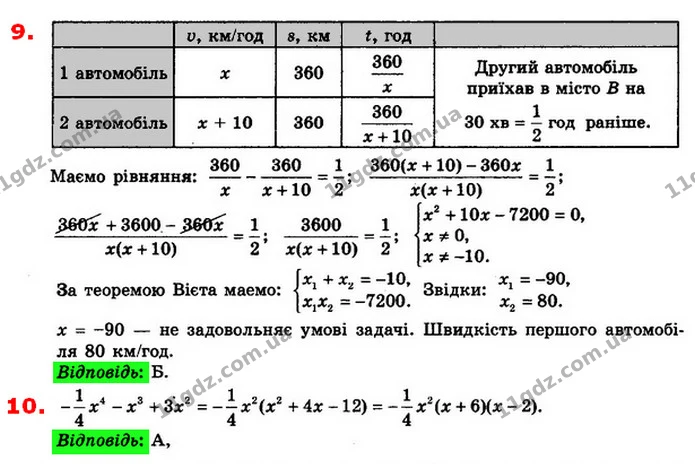 СР-№6 (9-10) — ГДЗ Алгебра 8 клас Істер 2021 — ГДЗ Алгебра 8 клас Істер 2021