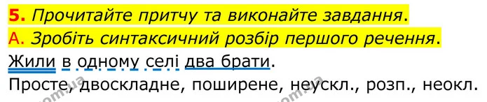 5. Прочитайте притчу та виконайте завдання. — ГДЗ Українська мова 8 клас Авраменко