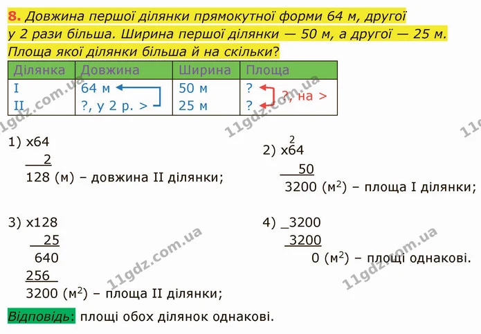 8 — ГДЗ Математика 4 клас Заїка