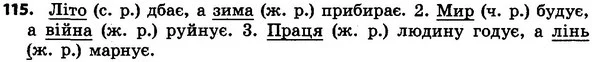115 — ГДЗ Українська мова 4 класс Хорошковська, Воскресенська 2015