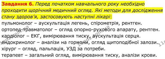 Стор. 10 — 6 — ГДЗ Робочий зошит біологія 8 клас Мирна — ГДЗ Робочий зошит біологія 8 клас Мирна