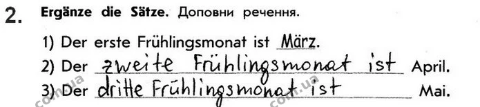 Стор. 89 — 2 — ГДЗ зошит Німецька мова 5 клас Сотникова 2018 — ГДЗ зошит Німецька мова 5 клас Сотникова 2018