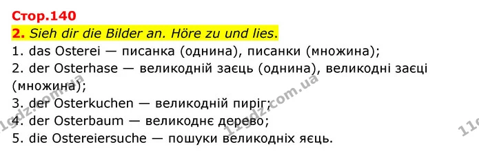 2. Sieh dir die Bilder an. Höre zu und lies. — ГДЗ Німецька мова 6 клас Сотникова 2 рік (2023)