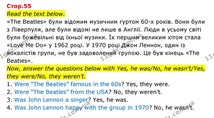 Read the text below. — ГДЗ Зошит граматика Англійська мова Мітчелл