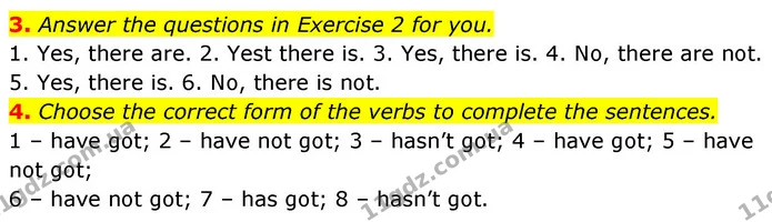 3. Answer the questions in Exercise 2 for you. — ГДЗ робочий зошит Англійська мова 6 клас Prepare
