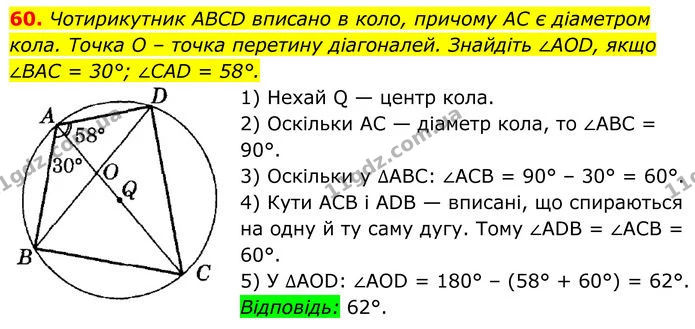 60 — ГДЗ Геометрія 8 клас Істер