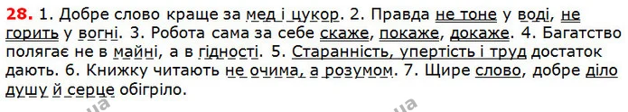 28 — ГДЗ Українська мова 5 клас Глазова 2018 — ГДЗ Українська мова 5 клас Глазова 2018