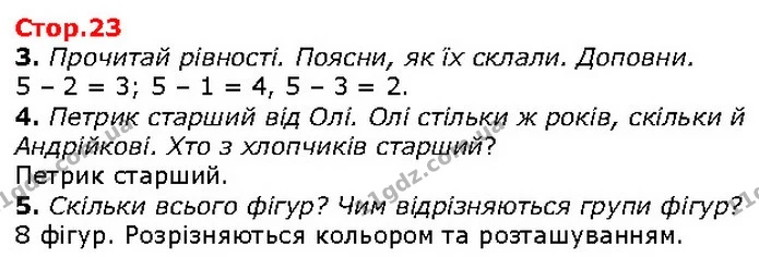 3. Прочитай рівності. Поясни, як їх склали. Доповни. — ГДЗ Математика 1 клас Лишенко 2018