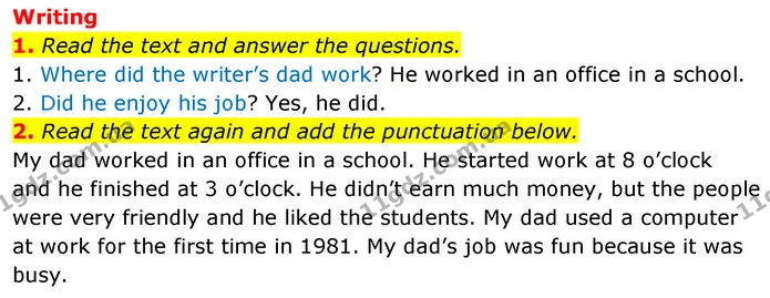 1. Read the text and answer the questions. — ГДЗ робочий зошит Англійська мова 6 клас Prepare