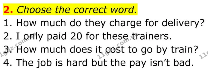 2. Choose the correct word. — ГДЗ Англійська мова 8 клас Стайрінг (Prepare)