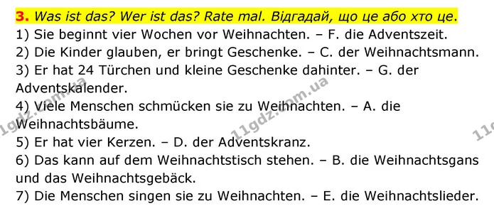 3. Was ist das? Wer ist das? Rate mal. Відгадай, що це або хто це. — ГДЗ Робочий зошит Німецька мова 6 клас Гоголєва