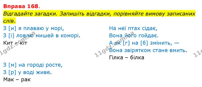 Відгадайте загадки. Запишіть відгадки, порівняйте вимову записаних слів. — ГДЗ Українська мова 5 клас Літвінова