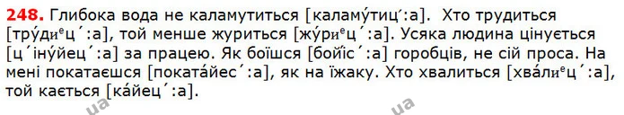 248 — ГДЗ Українська мова 5 клас Глазова 2018 — ГДЗ Українська мова 5 клас Глазова 2018