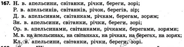 167 — ГДЗ Українська мова та читання 4 клас Захарійчук 2015