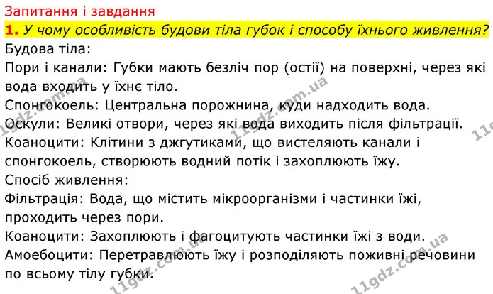 Стор. 135 — 1 (2) — ГДЗ Біологія 7 клас Тагліна — ГДЗ Біологія 7 клас Тагліна