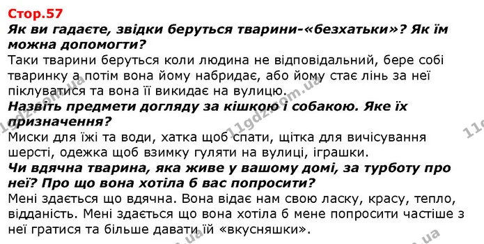 Як ви гадаєте, звідки беруться тварини-«безхатьки»? Як їм можна допомогти? — ГДЗ Я досліджую світ 1 клас Гільберг