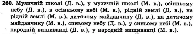260 — ГДЗ Українська мова 4 клас Варзацька