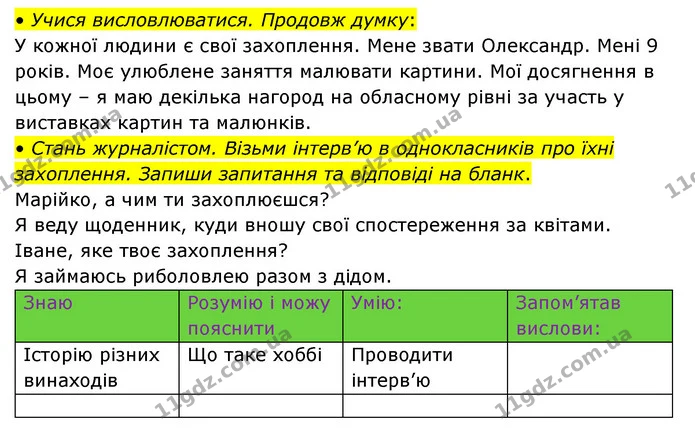 Стор. 61 — 3 — ГДЗ Українська мова та читання 3 клас Савчук — ГДЗ Українська мова та читання 3 клас Савчук