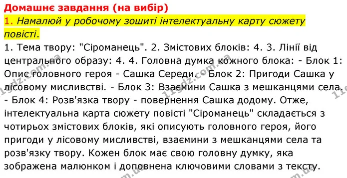 Стор. 73 — Стр.73 (ДЗ-1) — ГДЗ Українська література 6 клас Коваленко 2023 — ГДЗ Українська література 6 клас Коваленко 2023