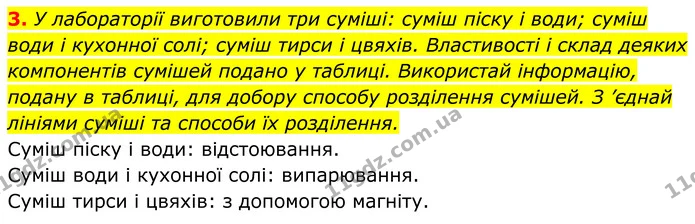 2. З–поміж наведених прикладів підкресли червоним назви природних сумішей, а синім — назви сумішей виготовлених людиною: — ГДЗ робочий зошит Пізнаємо природу 5 клас Коршевнюк