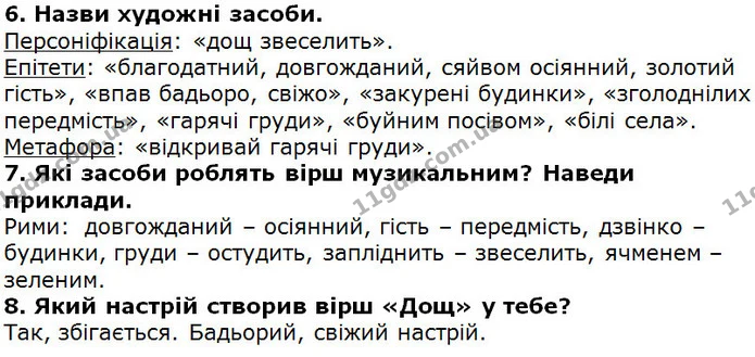 Стор. 210 — 6-8 — ГДЗ Українська література 5 клас Коваленко 2018 — ГДЗ Українська література 5 клас Коваленко 2018