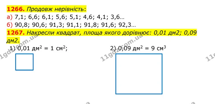 1266. Продовж нерівність: — ГДЗ Математика 5 клас Бевз