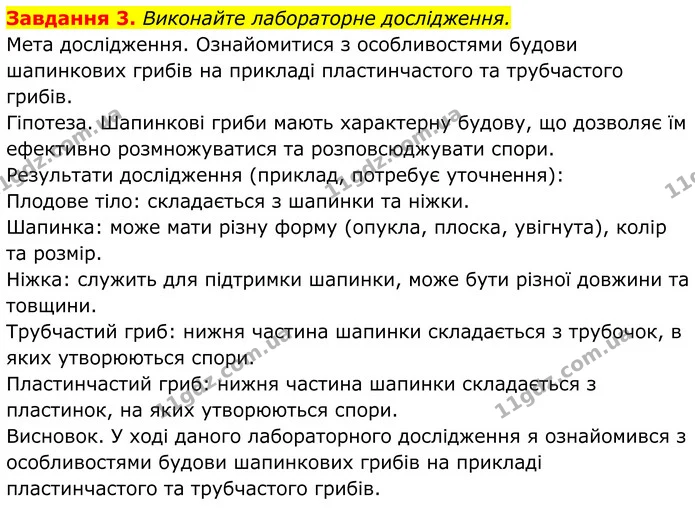 3. Виконайте лабораторне дослідження. — ГДЗ Робочий зошит Біологія 7 клас Мирна 2024