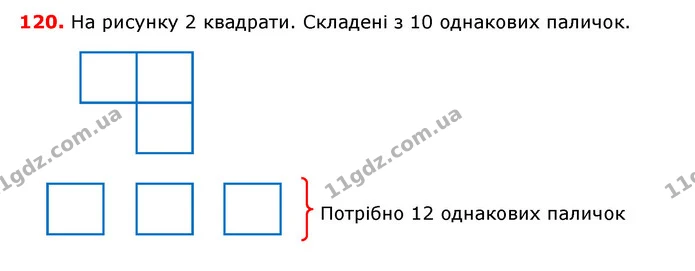120. До свята «Осінні барви» першокласники виготовили 8 букетів, а третьокласники — у 3 рази більше. На скільки букетів більше — ГДЗ Математика 3 клас Заїка 1-2 ч.