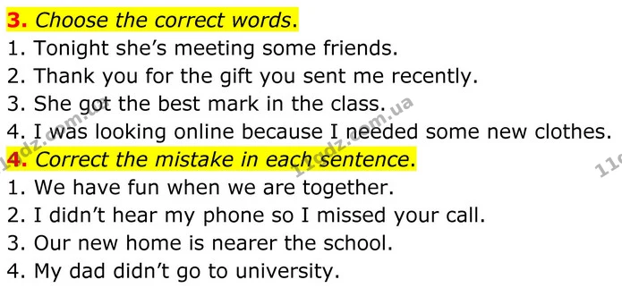 3. Choose the correct words. — ГДЗ Англійська мова 8 клас Стайрінг (Prepare)
