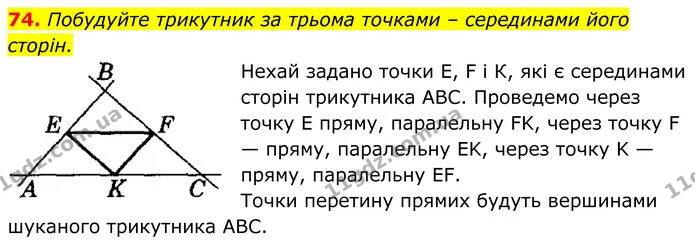 74 — ГДЗ Геометрія 8 клас Істер