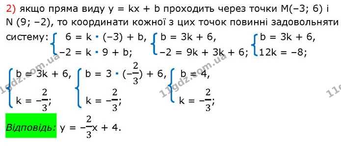 1235. Складіть рівняння прямої, графік якої проходить через точки: — частина 2 — ГДЗ Алгебра 7 клас Істер 2024