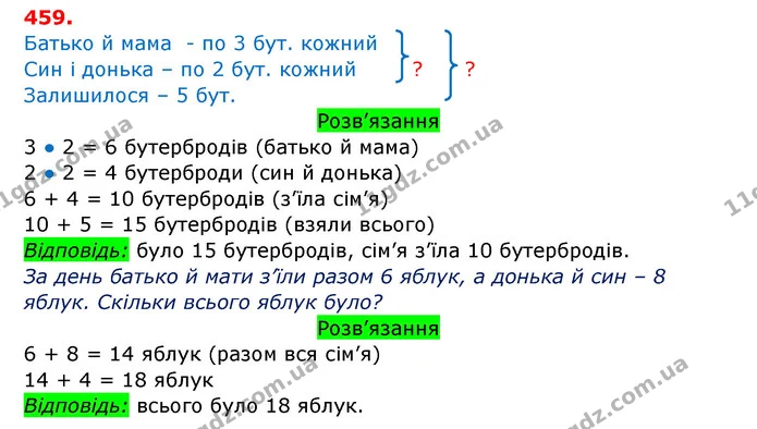 459. Розв’яжи рівняння. Продовж твердження. Використай їх для розв’язання рівнянь. — ГДЗ Математика 3 клас Заїка 1-2 ч.