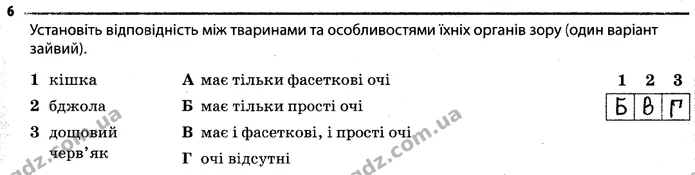 Стор. 46 — 6 — ГДЗ Робочий зошит Біологія 7 клас Задорожний — ГДЗ Робочий зошит Біологія 7 клас Задорожний