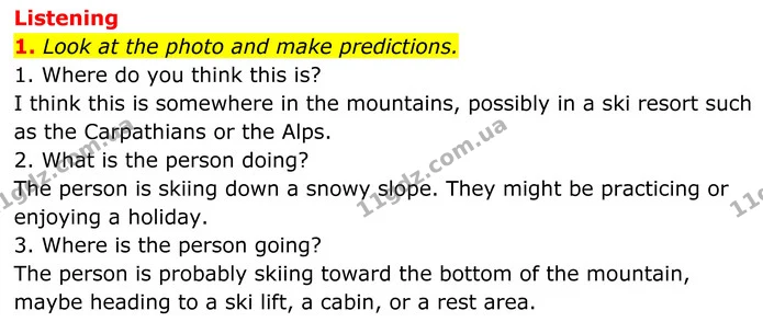 1. Look at the photo and make predictions. — ГДЗ Англійська мова 8 клас Стайрінг (Prepare)