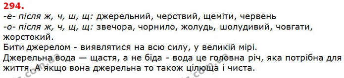 294. — ГДЗ Українська мова 5 клас Глазова 2018