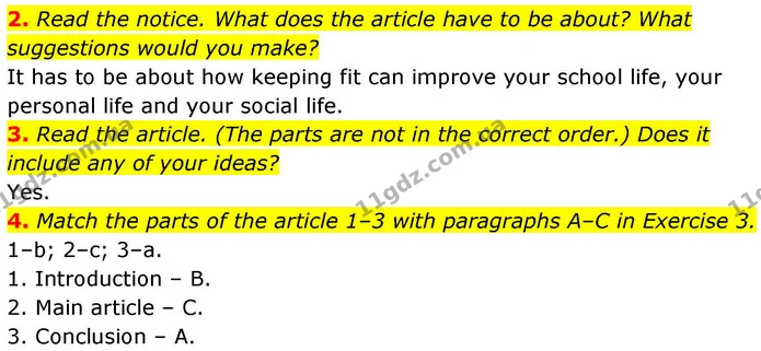 2. Read the notice. What does the article have to be about? What suggestions would you make? — ГДЗ робочий зошит Англійська мова 8 клас Гарет Джонс 2025