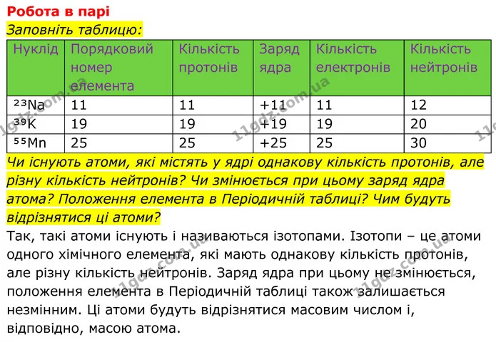 Стор. 188 — 2 — ГДЗ Хімія 8 клас Мідак — ГДЗ Хімія 8 клас Мідак