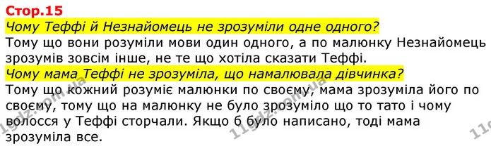Чому Теффі й Незнайомець не зрозуміли одне одного? — ГДЗ Українська мова 2 клас Большакова 1 ч. - 2 ч.