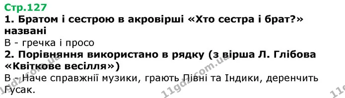 Стор. 127 — 1-2 — ГДЗ Українська література 5 клас Авраменко 2018 — ГДЗ Українська література 5 клас Авраменко 2018