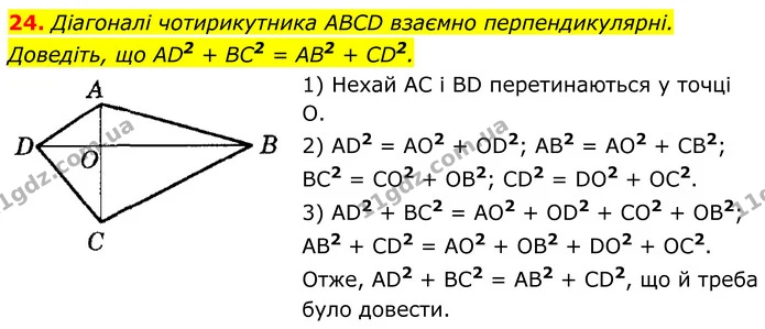 24 — ГДЗ Геометрія 8 клас Істер