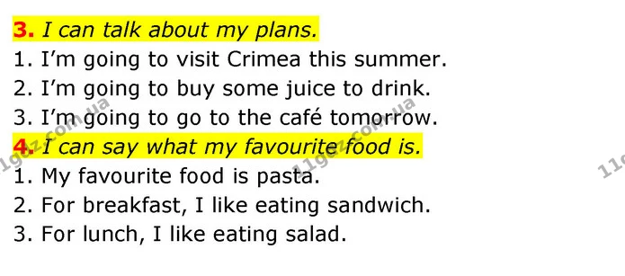 3. I can talk about my plans. — ГДЗ Англійська мова 4 клас Пухта