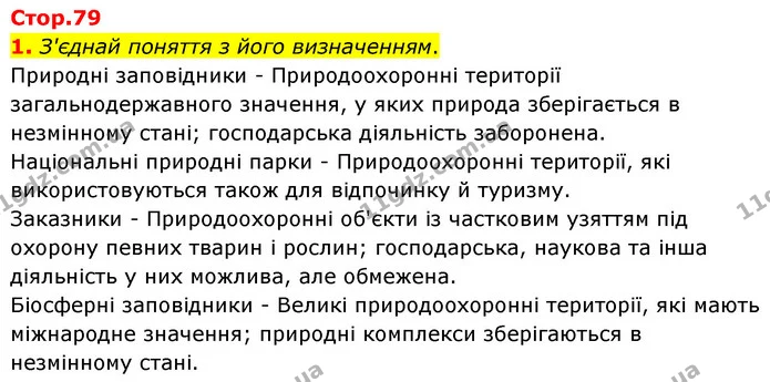 1. З'єднай поняття з його визначенням. — ГДЗ робочий зошит Біологія 7 клас Тагліна