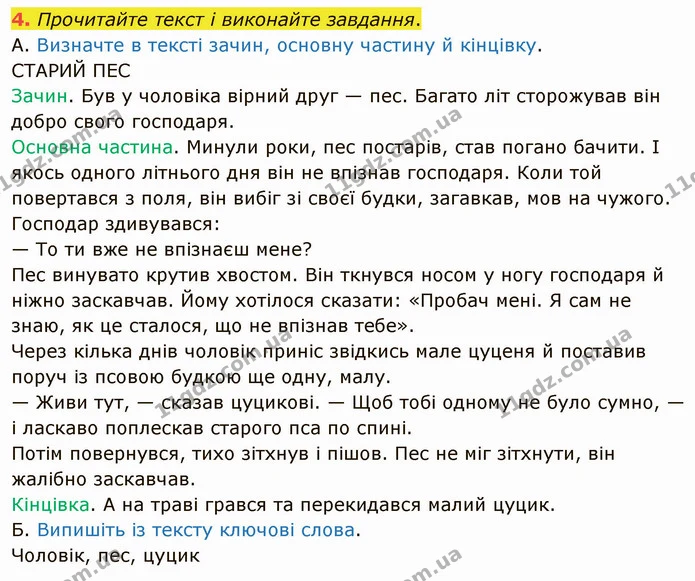 4. Прочитайте текст і виконайте завдання. — ГДЗ Українська мова 5 клас Авраменко 2022