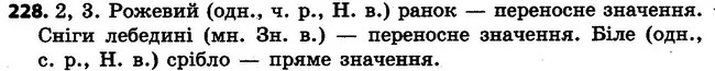 228 — ГДЗ Українська мова 4 клас Варзацька