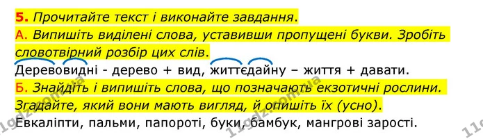 5. Прочитайте текст і виконайте завдання. — ГДЗ Українська мова 6 клас Авраменко