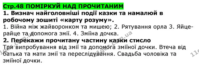 Стор. 48 — 1-2 — ГДЗ Українська література 5 клас Коваленко 2018 — ГДЗ Українська література 5 клас Коваленко 2018