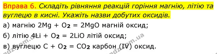 §27 Впр.6 — ГДЗ Хімія 8 клас Григорович 2021 — ГДЗ Хімія 8 клас Григорович 2021