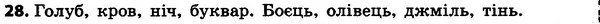 28 — ГДЗ Українська мова 4 класс Хорошковська, Воскресенська 2015
